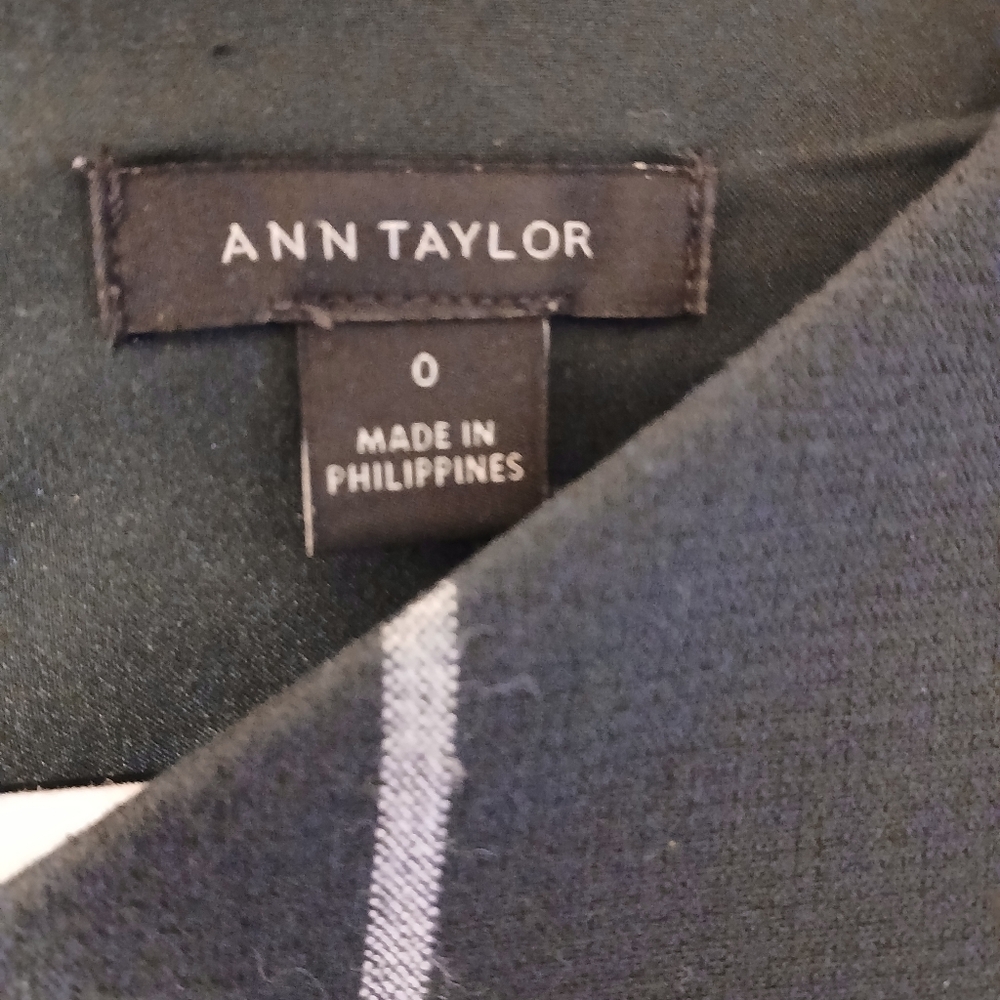 Ann Taylor plaid shift dress